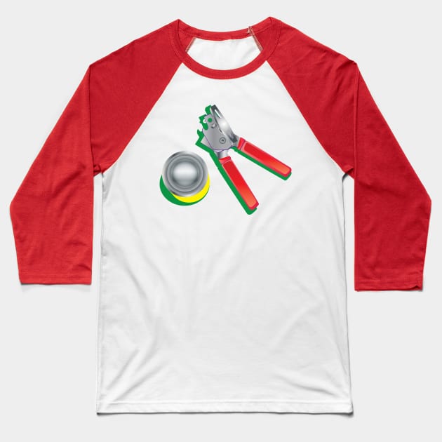 Lunch Baseball T-Shirt by crunchysqueak